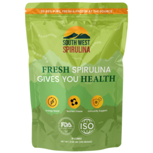 31 cubes - Frozen Fresh Spirulina 30% off. Add to cart to see the price.
